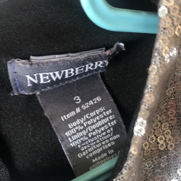 Black and silver 3t dress - Picture 2 of 4